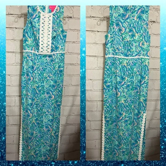 Lilly Pulitzer Ashler Shift Maxi Size 0 - Picture 2 of 7